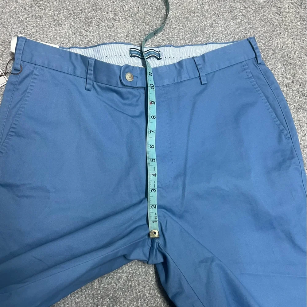 Peter Millar Pants Mens 35x29 Blue Chino Raleigh Washed Twill Pima Cotton NEW - Picture 4 of 11